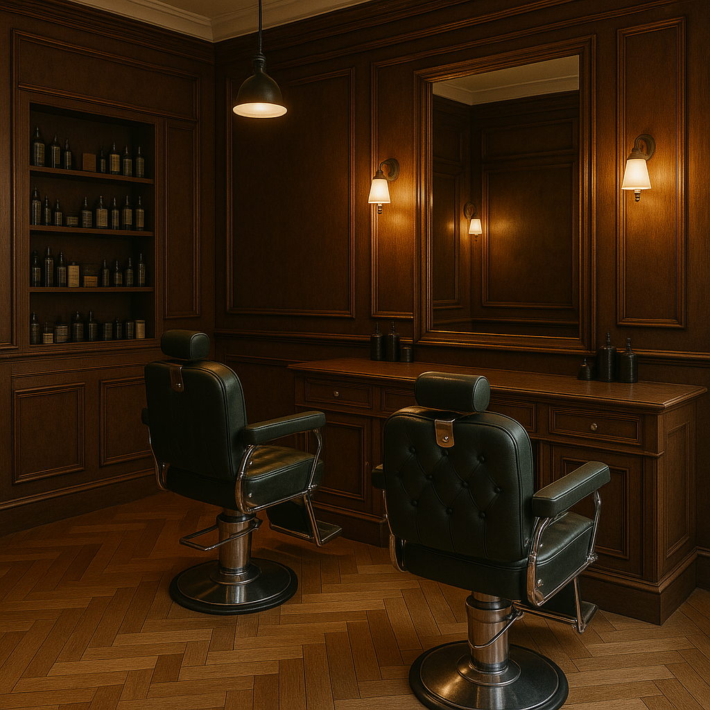 Área de espera da Barbearia